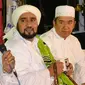 Habib Syech bin Abdul Qadir Assegaf dalam acara Sholawat Untuk Negeri di Ponpes Elbayan, Majenang, Cilacap. (Foto: LIputan6.com/Muhamad Ridlo)