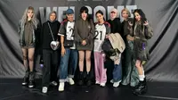 Gaya Sporty Nagita Slavina Foto Bareng Personel 2NE1, Posisinya Bikin Warganet Heran