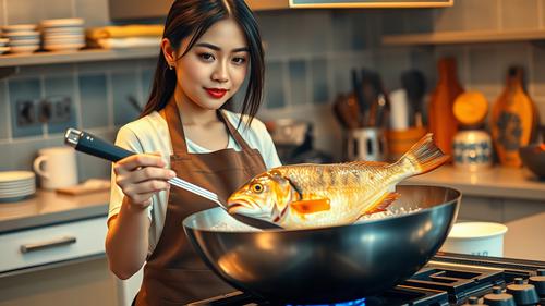 tips menggoreng ikan agar tidak lengket