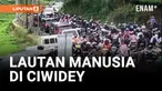 Viral! Lautan Manusia dan Ribuan Kendaraan Penuhi Ciwidey