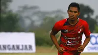Striker senior PSBI, Jaya Teguh Angga. (Bola.com/Robby Firly)