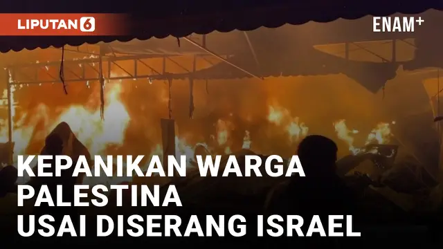 VIDEO: Rumah Sakit Al-Aqsa Diserang Israel, Warga Palestina Panik Padamkan Api