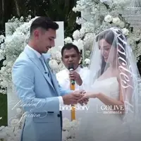 Jessica Iskandar dan Vincent Verhaag (Foto: dok. Instagram Bridestory)