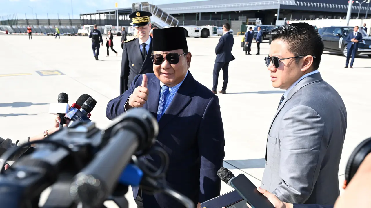 Presiden Prabowo Subianto di Bandar Udara Orly Paris, Selasa (15/7/2025) (Biro Pers Sekretariat Presiden)