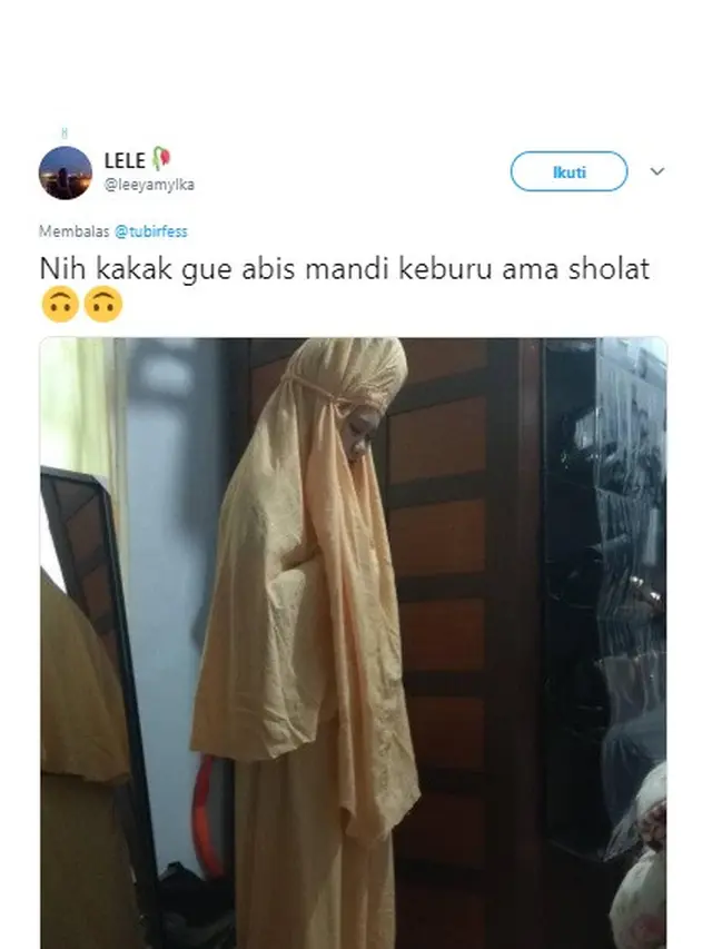 Kelakuan Absurd (Sumber: Twitter/@leeyamylka)