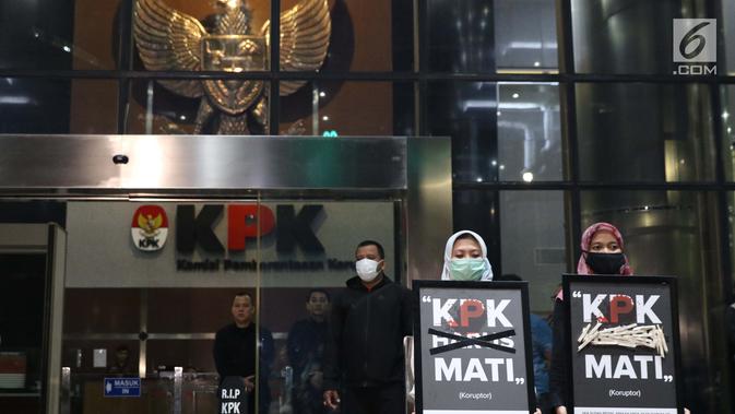 Foto Aliansi Masyarakat Sipil Anti Korupsi Nyatakan Kpk Telah Mati News Liputan6 Com