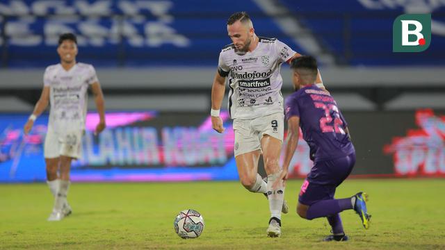 Foto: Ilija Spasojevic Raih Pencetak Gol Terbanyak di BRI Liga 1 2021 / 2022