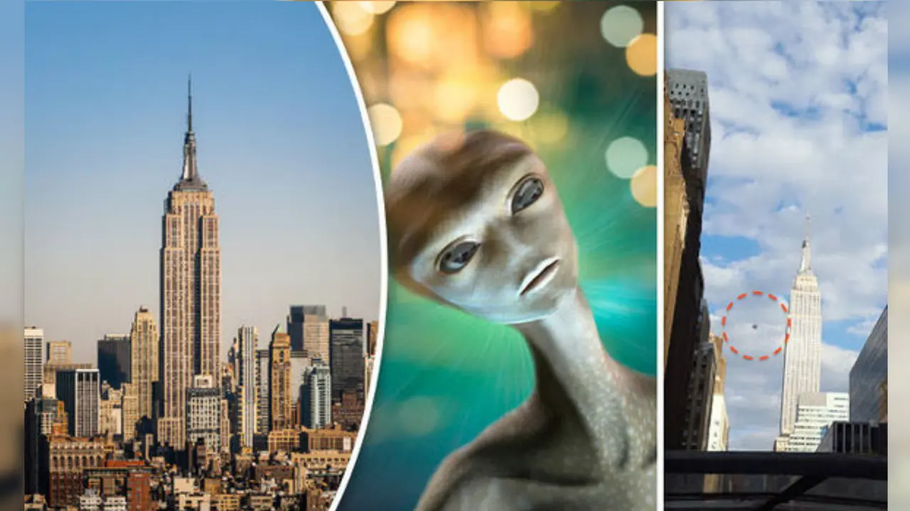 'Turis Alien' Tertangkap Kamera Kunjungi Kota New York
