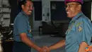 Citizen6, Surabaya: Kedatangan ketua Tim Wasrik dari Itjenal didampingi Wakil Ketua Tim Wasrik Irdaku Itjenal  Kolonel Laut (S) Koesprapto diterima Dankobangdikal yang didampingi Irkobangdikal Kolonel Laut (P) Rudito. (Pengirim: Penkobangdikal)
 