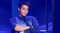 Sungguh malang nasib yang dialami Jun.K `2PM` terjatuh dari panggung saat konser.