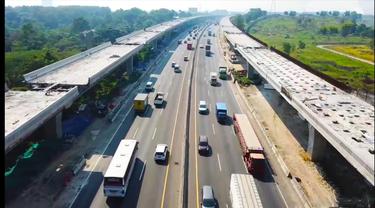 Proyek Jalan Tol Layang Jakarta-Cikampek II atau Japek II Elevated. Dok PUPR