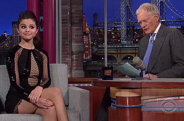 Selena Gomez dan David Letterman