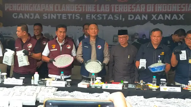 Proses Produksi Narkoba dari Pabrik dan Laboratorium di Malang Dipandu Secara Virtual