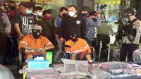 Dua warga asal Kabupaten Pasuruan pelaku curanmor di Kota Malang ditembak petugas Polres Malang Kota (Liputan6.com/Zainul Arifin)