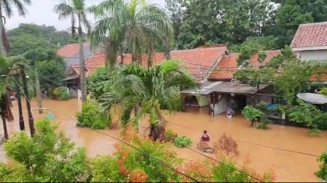 Foto Banjir di Ciputat
