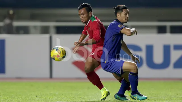 Indonesia vs Thailand_Final Piala AFF 2016. (Bola.com/Peksi Cahyo)
