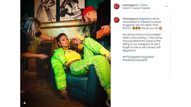 Agnez Mo akan dibuatkan patung lilin di Museum Madame Tussauds