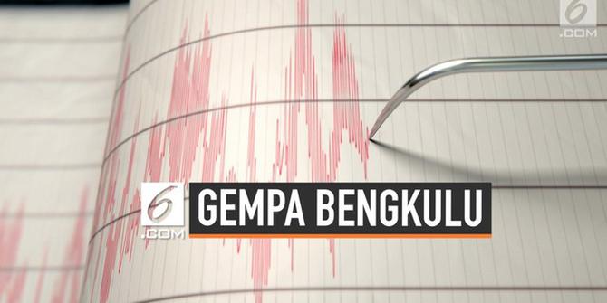 VIDEO: Gempa Magnitudo 4,7 Guncang Bengkulu