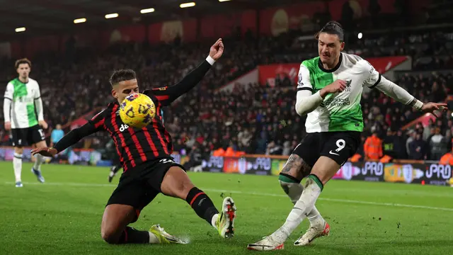 Foto: Penampilan Tajam Darwin Nunez dan Diogo Jota, Masing-Masing Cetak Brace untuk Kemenangan 4-0 Liverpool di Liga Inggris