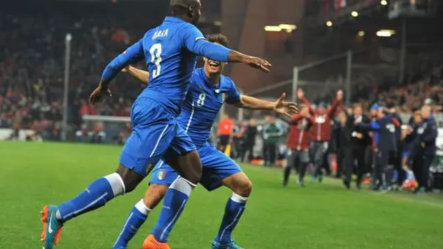Debut Manis Okaka di Italia vs Albania