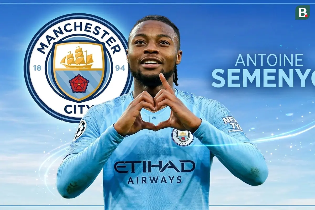 Ilustrasi Antoine Semenyo di Manchester City. (Bola.com/AFP/Gemini)