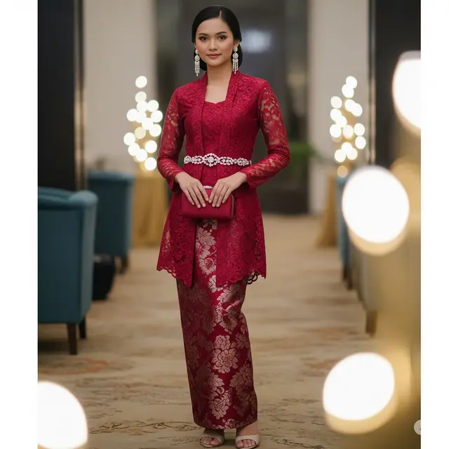 Baju Brokat Pesta Elegan 2025. Foto: Gemini