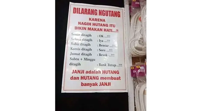 Potret 6 Pengumuman 'Ngegas' Ini Sukses Bikin Tepuk Jidat