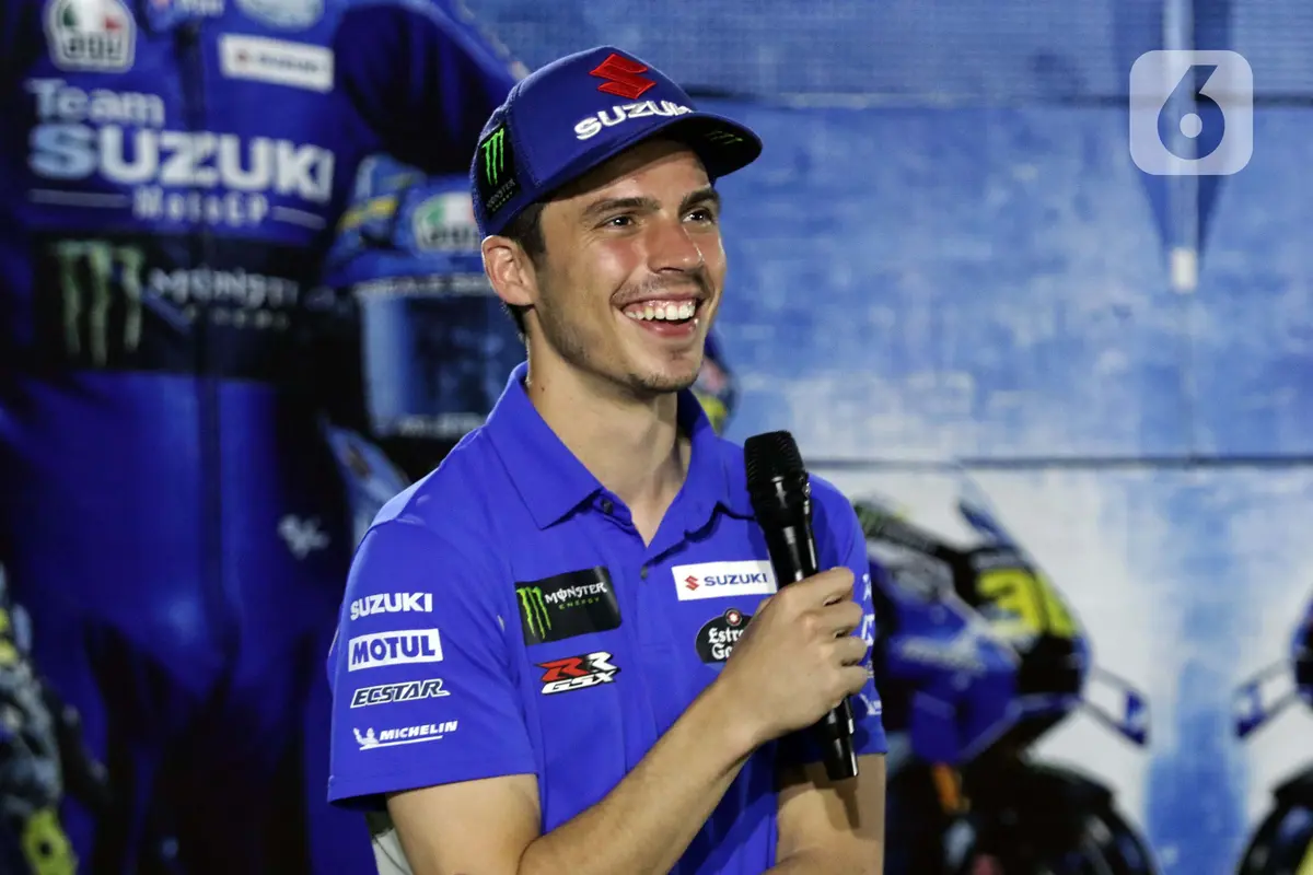 FOTO: Keramahan Pembalap Suzuki Ecstar Joan Mir saat Meet and Greet