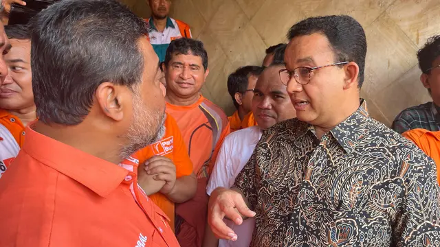 Anies Baswedan menemui jajaran pengurus Partai Buruh, Minggu (25/8/2024).
