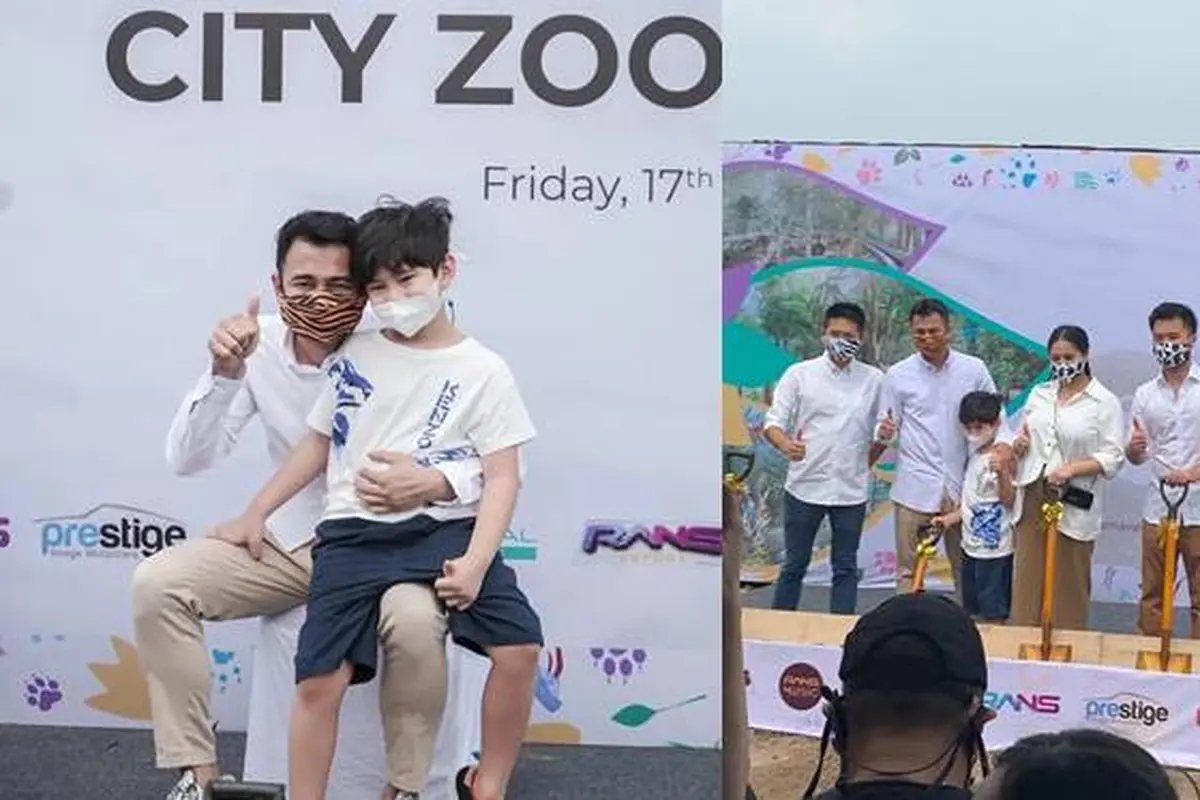 Raffi Ahmad Bangun Kebun Binatang, Ini 7 Momen Peletakan Batu Pertama