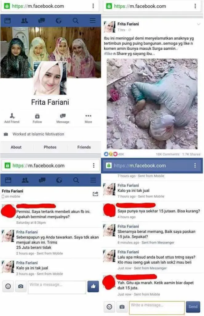 Ternyata Ini Modus di Balik Postingan yang Sering Minta di Like. (Foto: Facebook)