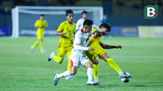 Foto: Disiplin dan Tak Kenal Kompromi, Timnas Indonesia U-17 Kesulitan Tembus Benteng Pertahanan Malaysia