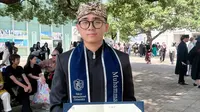 Wisuda anak Mulan Jameela di Jepang. [IG: @mulanjameela1]