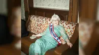 Krystyna Farley adalah pemenang kontes Miss Connecticut Senior Amerika meski sudah lanjut usia (Dokumentasi BRIAN FINKE)