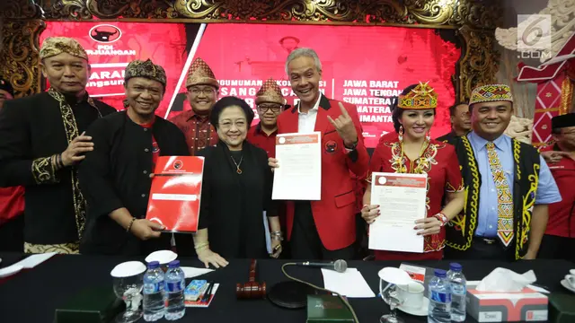 PDIP Umumkan Lima Pasangan Cagub Dan Wagub Pilkada Serentak 2018