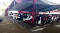 Acara halalbihalal lebaran ASN Pemda Garut (Liputan6.com/Jayadi Supriadin)