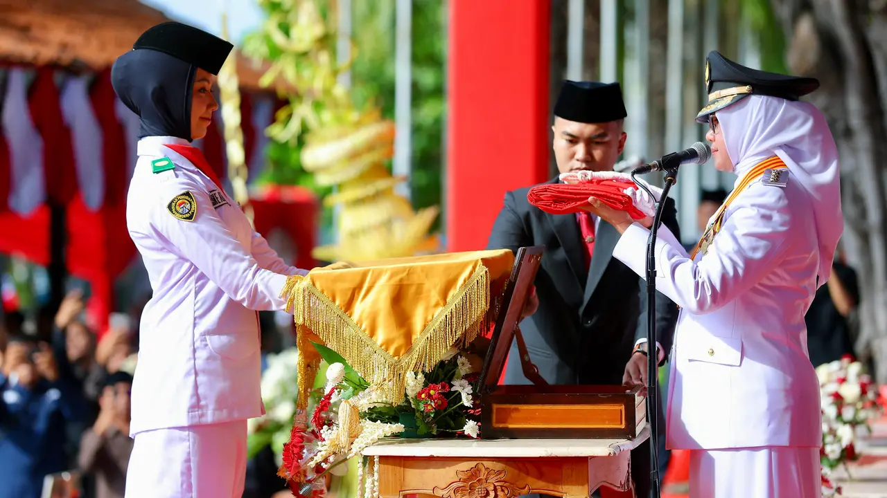 Tari Kolosal hingga Atraksi Dirgantara Meriahkan Upacara HUT ke-80 RI di Banyuwangi