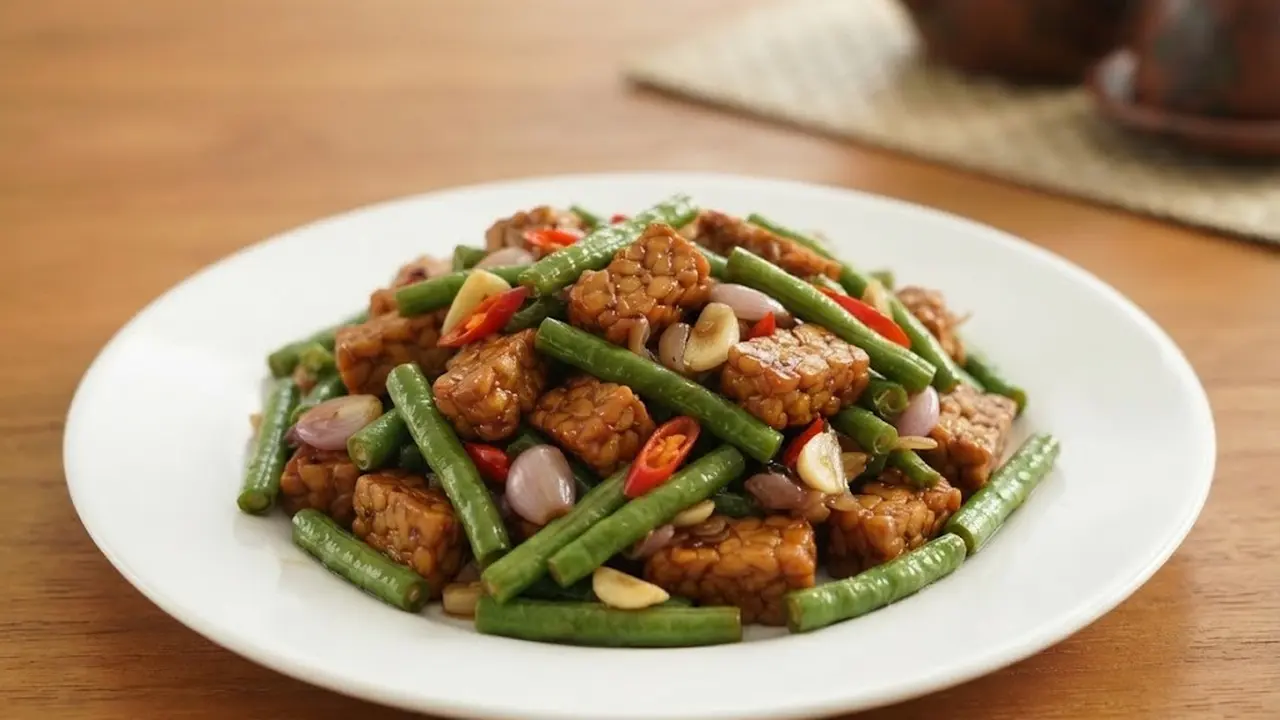 Resep oseng tempe kacang panjang yang tidak cepat lembek