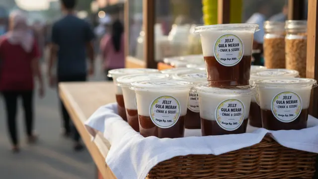 Jelly Santan Gula Merah