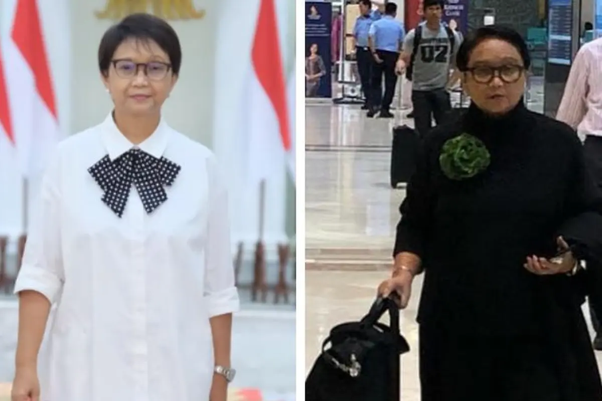 6 Gaya Ngantor Menlu Retno Marsudi yang Tuai Pujian, Disebut Ibu Pejabat Paling Fashionable