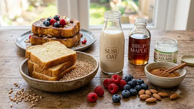 Resep French Toast Pakai Susu Oat