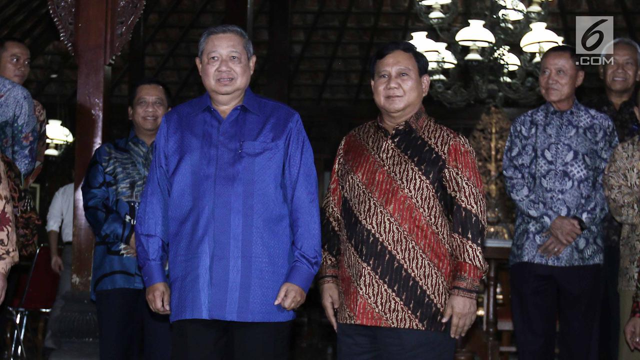  Susilo Bambang Yudhoyono dan Prabowo Subianto 