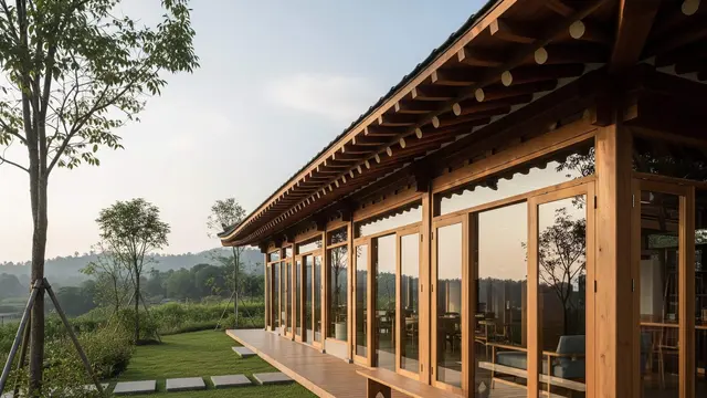 desain rumah desa gaya Korean House aesthetic yang nyaman untuk lansia