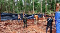 Lokasi barak pekerja tempat harimau sumatra menerkam manusia di Kabupaten Pelalawan. (Liputan6.com/Dok BBKSDA Riau)