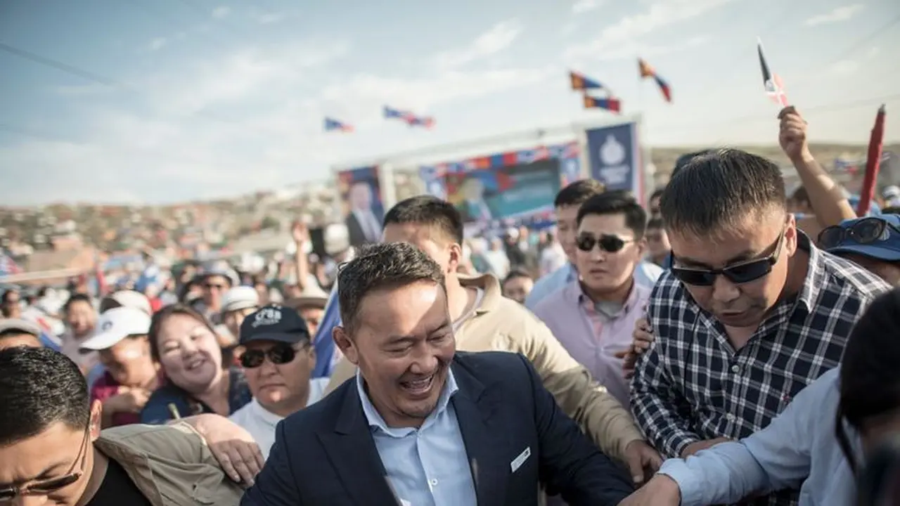 Presiden baru Mongolia Khaltmaa Battulga
