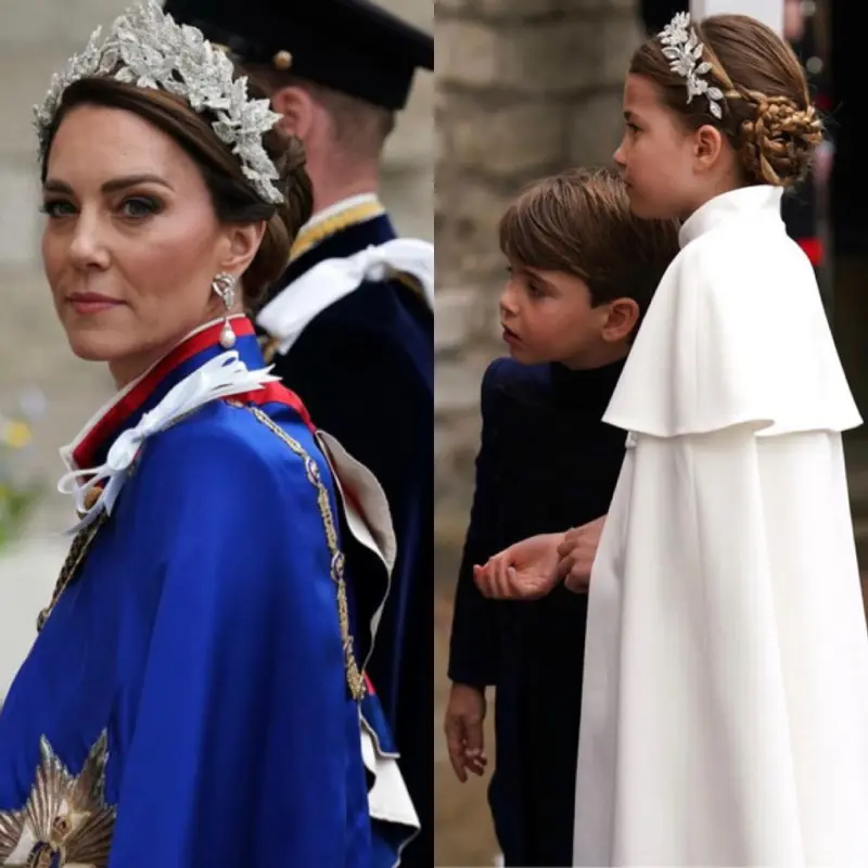 Kate Middleton dan Putri Charlotte diupacara Penobatan Raja Charles III