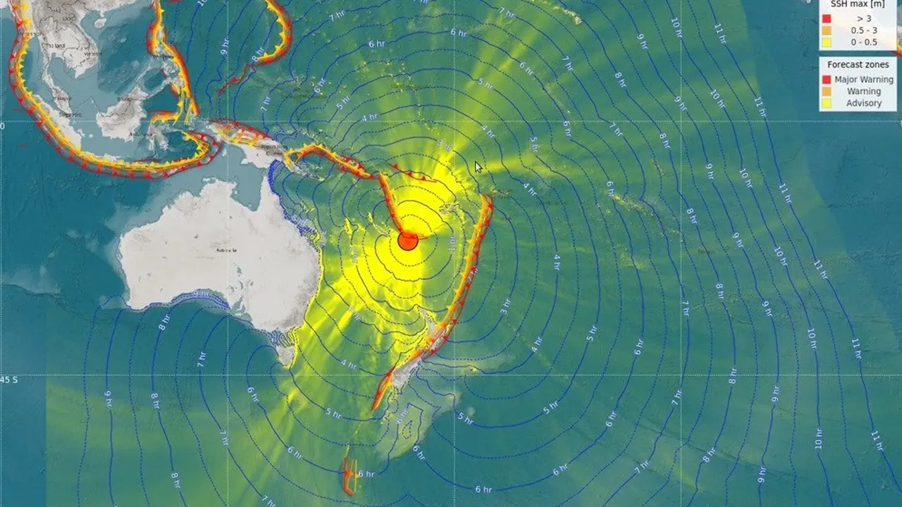 Gempa Pasifik Selatan