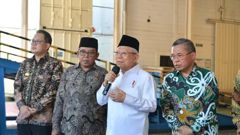 Wapres Ma'ruf Amin di Jawa Timur.