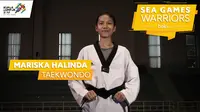 Mariska Halinda, atlet Indonesia di SEA Games 2017 cabang taekwondo. (Bola.com/Dody Iryawan)