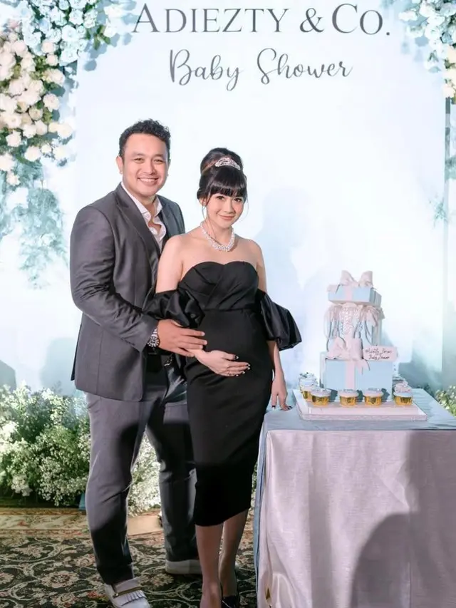 8 Gaya Adiezty Fersa Istri Gilang Dirga di Acara Baby Shower, Tampil Cantik Dandan ala Audrey Hepburn